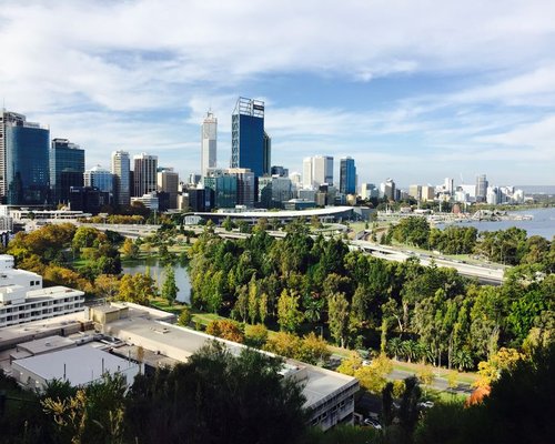 Perth Swan River and cityscape